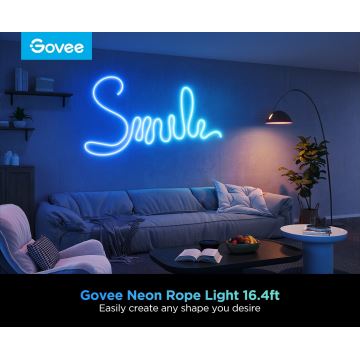 Govee - Neon 2 MATTER Tira LED plegable 5m RGBIC Wi-Fi IP67