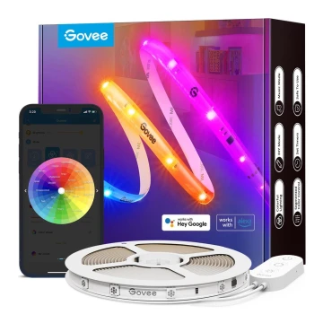 Govee - Wi-Fi RGBIC Smart PRO Tira LED 5m - extra duradera