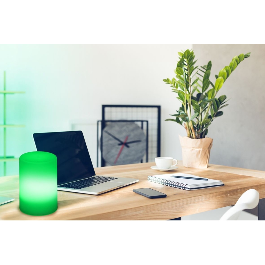 Grundig - Lámpara de mesa LED RGB regulable LED/3xAAA + mando a distancia