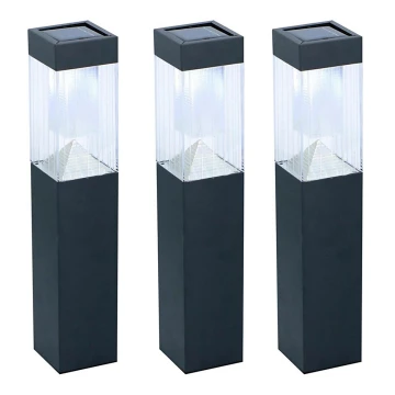 Grundig - SET 3x Lámpara solar LED/1,2V 6,5x35,5cm