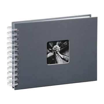 Hama - Álbum de fotos espiral 24x17 cm 50 páginas gris