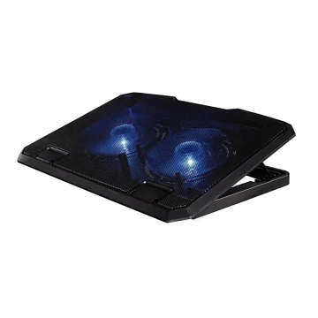 Hama - Almohadilla de refrigeración para portátil 2x ventilador USB negro