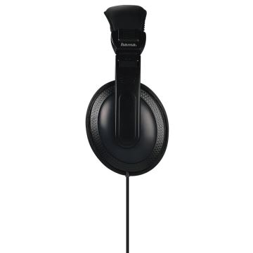 Hama - Auriculares con cable de 6 m negro