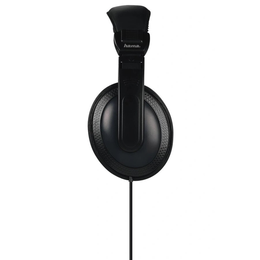 Hama - Auriculares con cable de 6 m negro