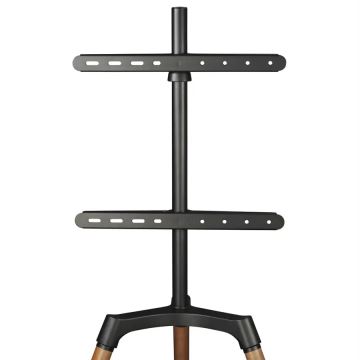 Hama - Soporte de suelo para TV 32-65» negro/madera de nogal