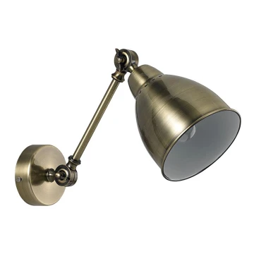 Ideal Lux - Aplique 1xE27/60W/230V bronce