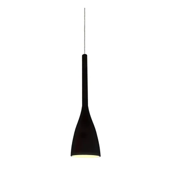 Ideal Lux - Lámpara colgante 1xE14/40W/230V negra