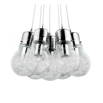 Ideal Lux - Lámpara colgante 7xE27/60W/230V