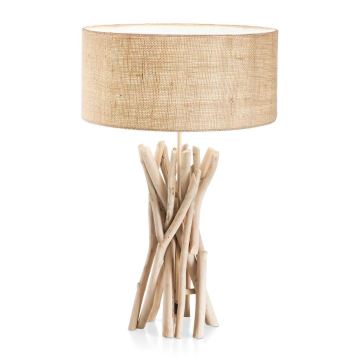 Ideal Lux - Lámpara de mesa DRIFTWOOD 1xE27/60W/230V guava