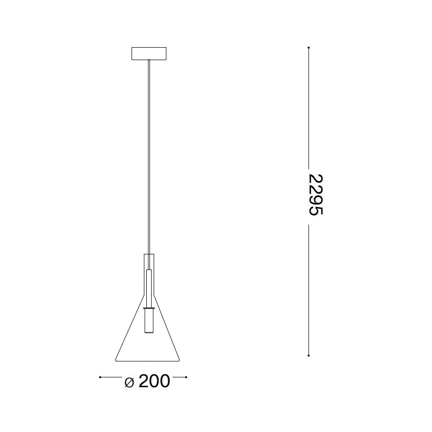 Ideal Lux - Lámpara LED colgante EMPIRE 1xG9/3W/230V