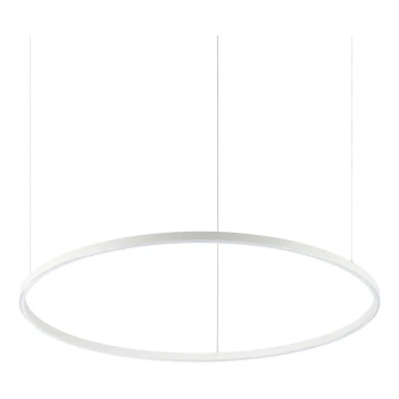 Ideal Lux - Lámpara LED colgante ORACLE SLIM LED/55W/230V diá. 90 cm blanco
