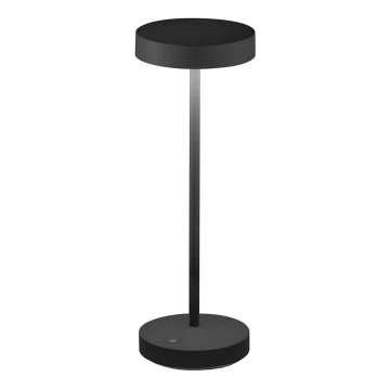 Ideal Lux - Lámpara recargable LED táctil TOFFEE LED/2W/5V IP54 negro