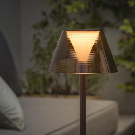 Ideal Lux - LED Lámpara táctil regulable LOLITA LED/2,8W/5V IP54 marrón