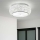 Ideal Lux - Plafón de cristal PASHA 10xE14/40W/230V diá. 55 cromo