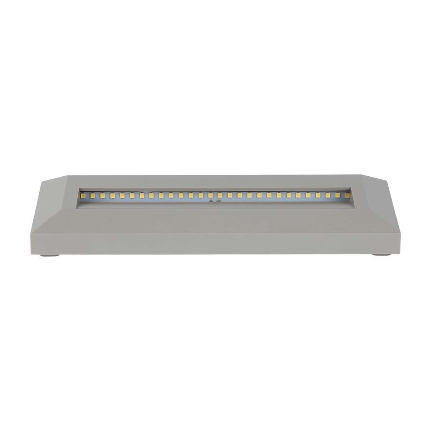 Iluminación de escalera LED exterior LED/3W/230V 4000K IP65 gris