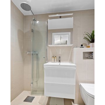 Iluminación LED para espejos de baño LED/8W/230V 4000K 50 cm IP44 cromo