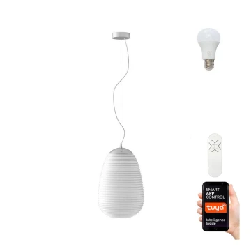 Immax NEO 07066L - LED RGBW Lámpara colgante regulable COCONO 1xE27/8,5W/100-240V 24 cm Tuya