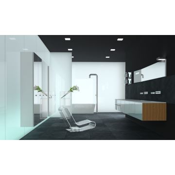 Immax NEO 07110KD - SET 3x Lámpara empotrable de baño LED regulable PRACTICO LED/24W/230V Tuya IP44 + control remoto