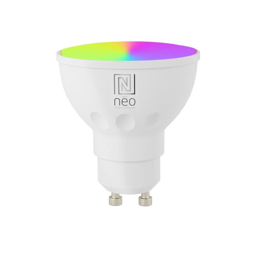 Immax NEO 07118B-2 - Foco de pared LED RGB+CCT de exterior regulable PARED 2xGU10/5,5W/230V Wi-Fi Tuya IP65