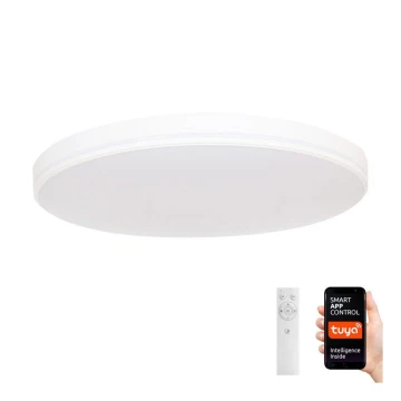 Immax NEO 07149-W40 - Plafón LED regulable NEO LITE AREAS LED/24W/230V Tuya Wi-Fi blanca + mando a distancia