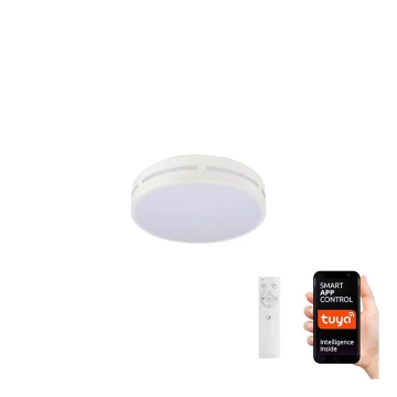 Immax NEO 07153-W30 - Plafón LED regulable NEO LITE PERFECTO LED/24W/230V Wi-Fi Tuya blanco + mando a distancia