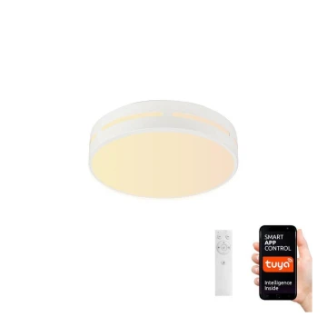 Immax NEO 07153-W40 - Plafón LED regulable NEO LITE PERFECTO LED/24W/230V Wi-Fi Tuya blanco + mando a distancia