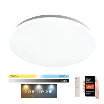 Immax NEO 07156-45 - Plafón LED regulable ANCORA LED/36W/230V 2700-6500K Wi-Fi + mando a distancia Tuya