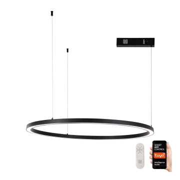 Immax NEO 07215L - Lámpara de araña LED regulable FINO LED/60W/230V 80 cm negro Tuya + control remoto