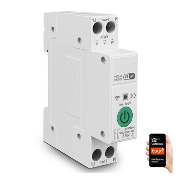 Immax NEO 07574L - Interruptor inteligente monofásico 1-63A Wi-Fi Tuya