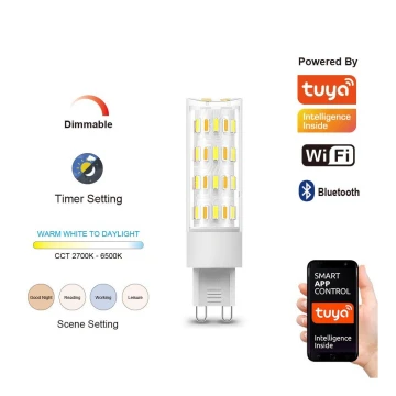 Immax NEO 07763L - Bombilla LED regulable NEO LITE G9/4W/230V 2700-6500K Wi-Fi Tuya