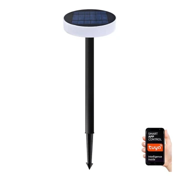 Immax NEO 07910L - LED RGB Lámpara solar regulable con sensor NEO LITE LED/1W/5V redondeado IP54 Tuya