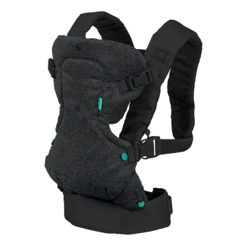 Infantino - Portabebés FLIP ADVANCED 4en1 negro