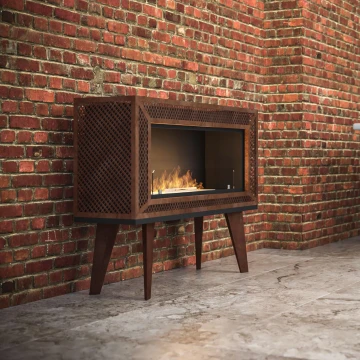 InFire - Chimenea BIO 100x47 cm 3kW industrial