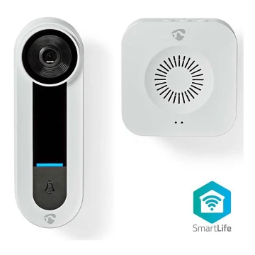 Intercomunicador de video inalámbrico con sensor Full HD 1536p Wi-Fi IP65