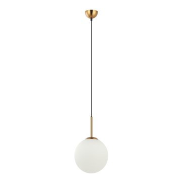 ITALUX - Lámpara colgante DEORE 1xE27/40W/230V diá. 25 cm bronce