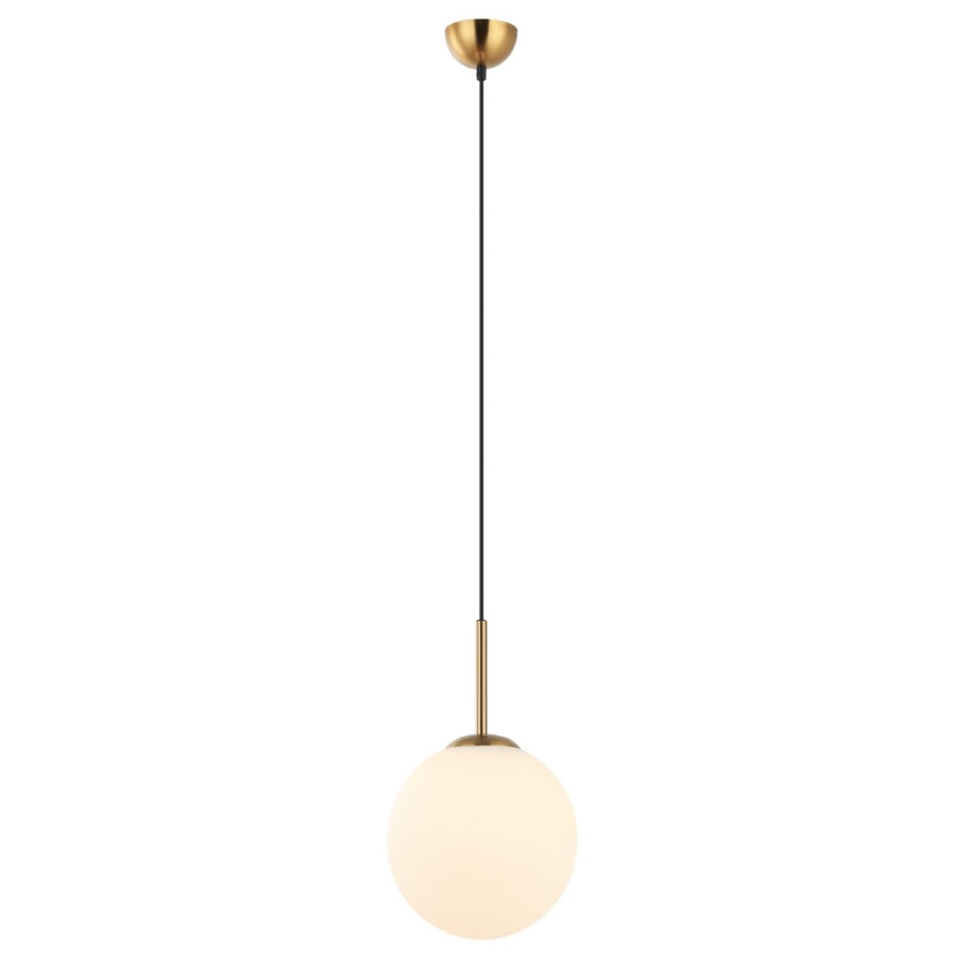 ITALUX - Lámpara colgante DEORE 1xE27/40W/230V diá. 25 cm bronce