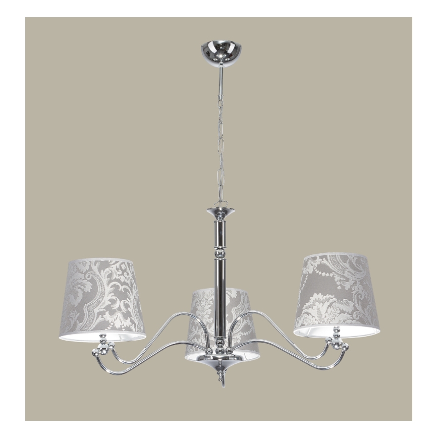 JUPITER 1288-VS3 - Lámpara colgante VENUS 3xE27/60W