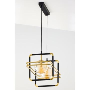 Jupiter 2026 - Lámpara colgante FIORI 2xG9/10W/230V negro/dorado/beige