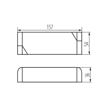 LED Transformador electrico 60W/24V