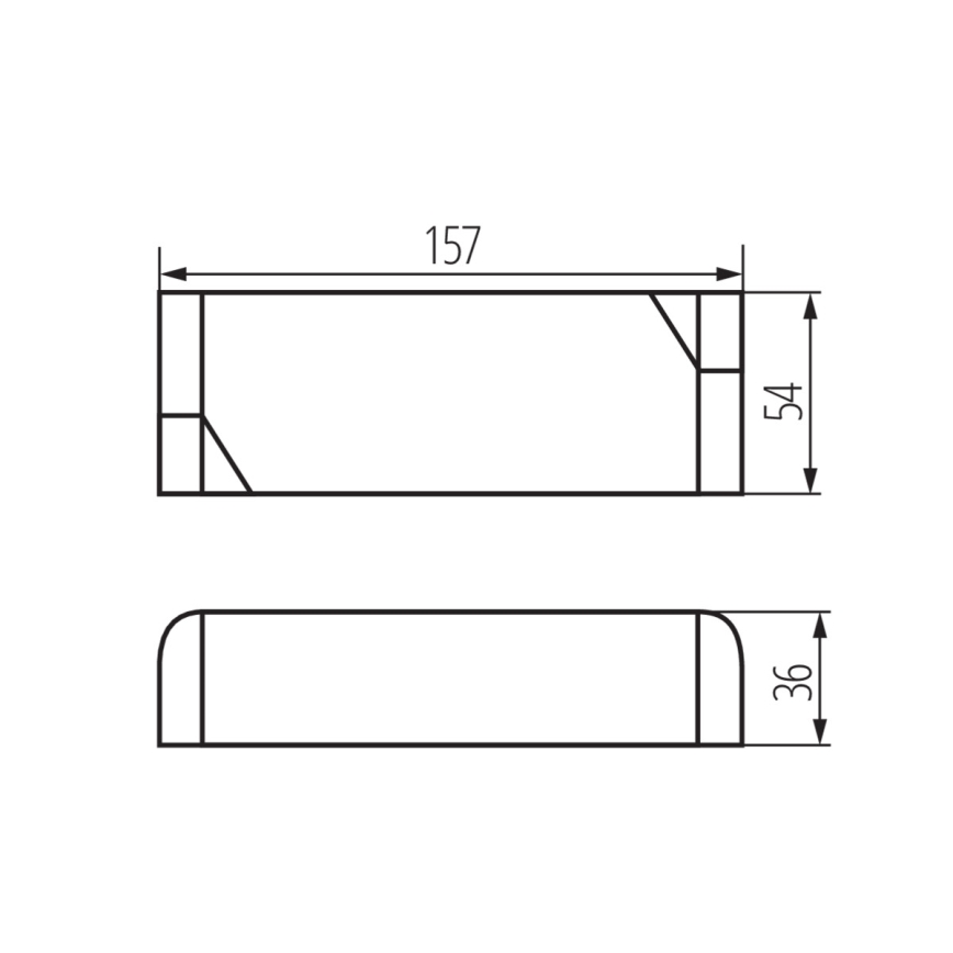 LED Transformador electrico 60W/24V