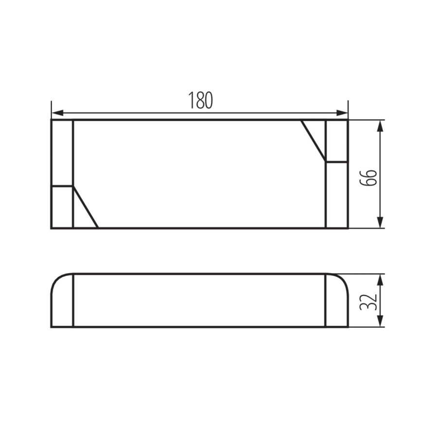 LED Transformador electrico 100W/24V