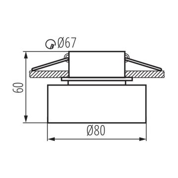 Foco empotrable GOVIK 10W blanco