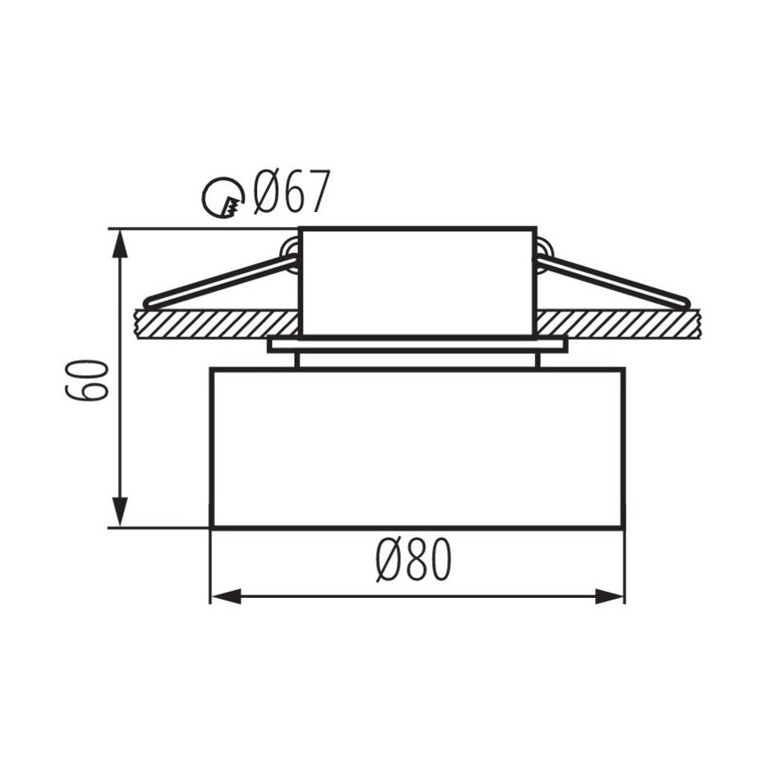 Foco empotrable GOVIK 10W blanco