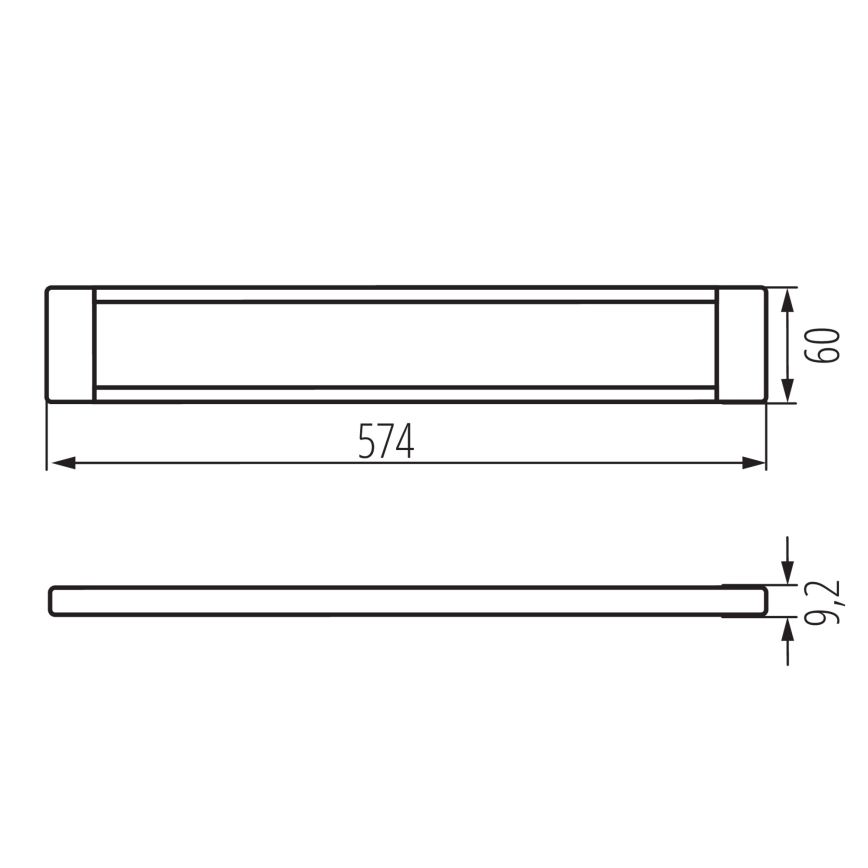 Kanlux 38121 - Iluminación LED regulable para muebles DAXA LED/9W/24V 3000/4000/5500K