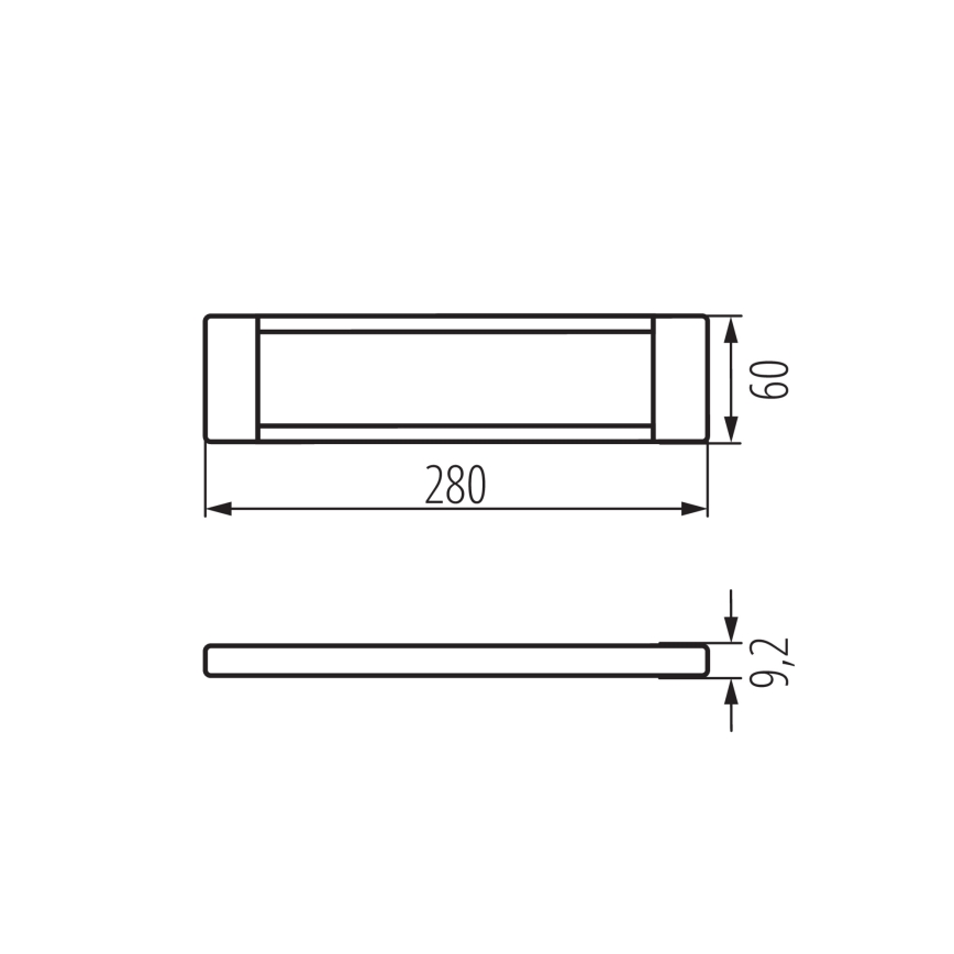 Kanlux 38123 - Iluminación LED regulable para muebles DAXA LED/5W/24V 3000/4000/5500K