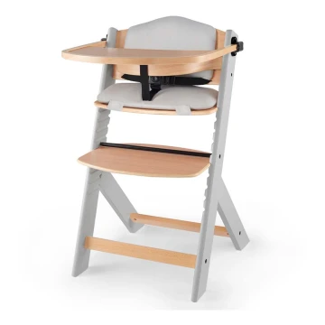 KINDERKRAFT - Silla de comedor para niños con acolchado ENOCK gris