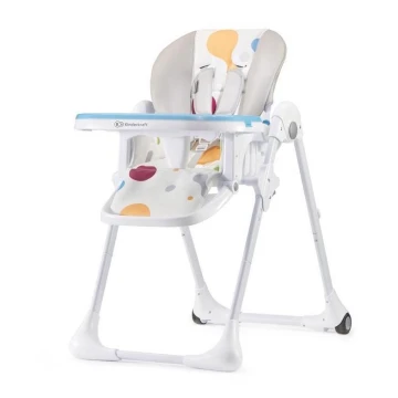 KINDERKRAFT - Silla de comedor para niños YUMMY beige/blanco