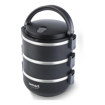 Lamart - Recipiente térmico para alimentos 1,8 l negro