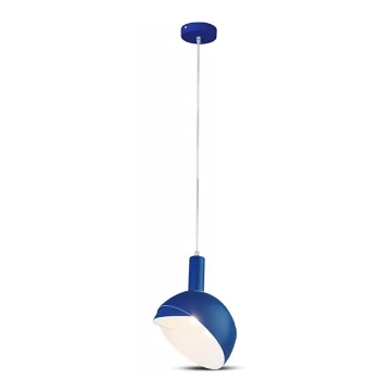 Lámpara colgante 1xE14/60W/230V azul