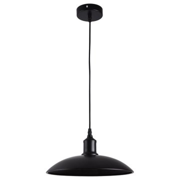 Lámpara colgante 1xE27/60W/230V diá. 29 cm negro
